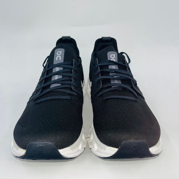 ON-RUNNING WOMENS CLOUDSWIFT 3 BLACK/WHITE COMFORTABLE FIRM SNEAKERS SIZE 7B - Picture 2 of 5